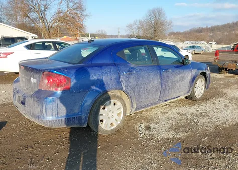 2013 Dodge Avenger Se z USA, uszkodzony, nr VIN 1C3CDZAB8DN682970